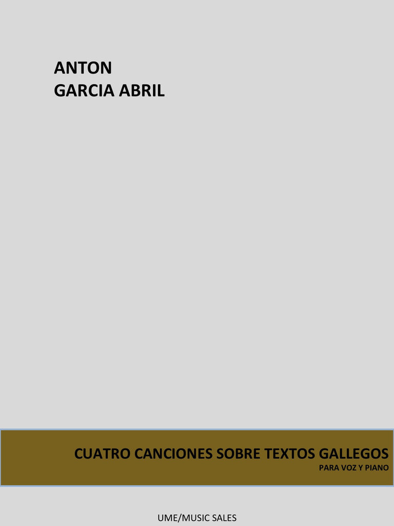 Cuatro Canciones sobre Textos Gallegos