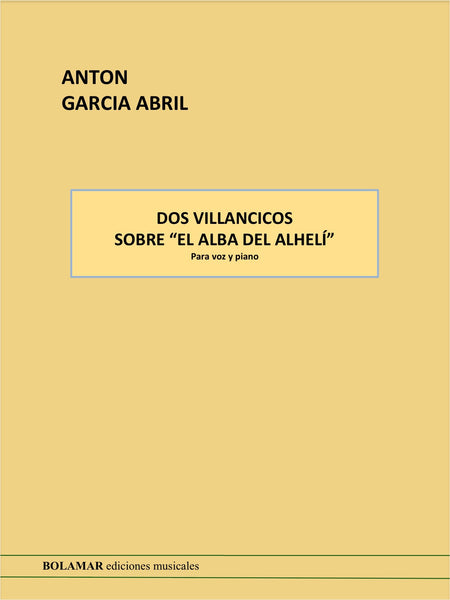 Dos Villancicos sobre "El Alba del Alhelí"