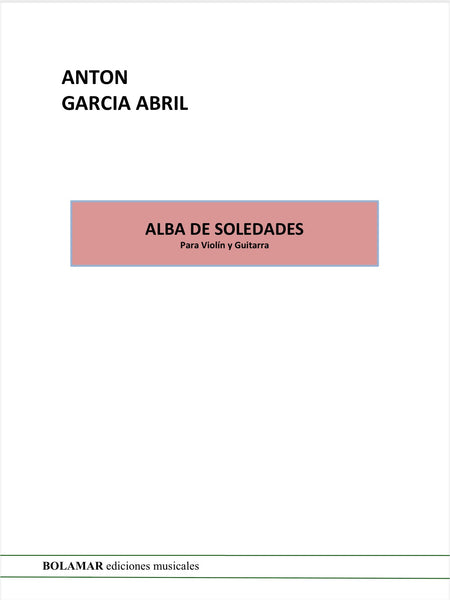 Alba de Soledades