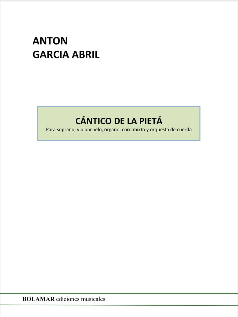 Cántico de la Pietá