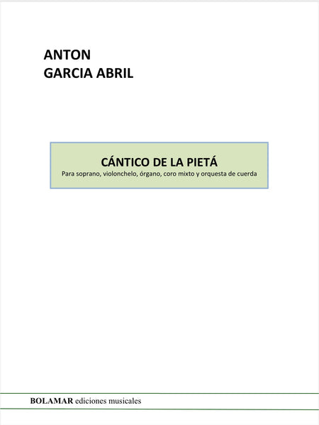 Cántico de la Pietá